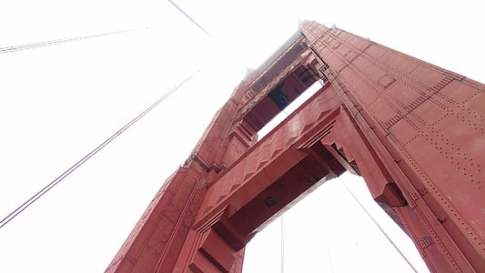 low angle photography of Golden Gate Bridge thumbnail