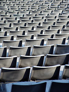 gray stadium chair lot thumbnail