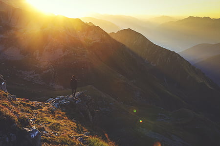 person on top of mountain thumbnail