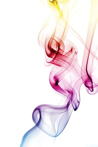 red, blue, and purple smoke illustration thumbnail