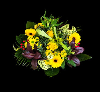bouquet of flowers still-life painting thumbnail