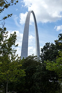 white Arc monument near trees thumbnail