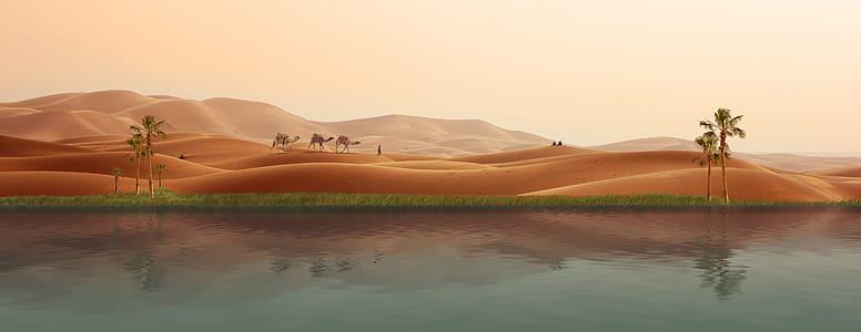 camel walking illustration thumbnail