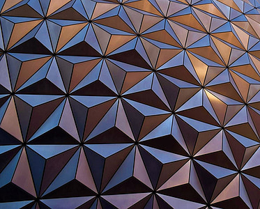 background, geometric, shapes, triangles, 3d, brown thumbnail