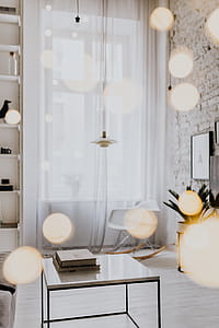 Living Room With Scandi Interior Design, Un'common Marble Table thumbnail