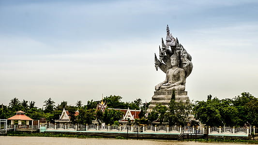 Big Buddha Statue near Cho Praya River, Bangkok, Thailand thumbnail