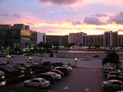 Hallandale Beach in Florida at Dusk thumbnail