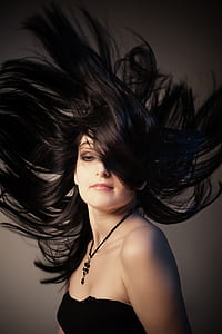woman flipping hair photography thumbnail