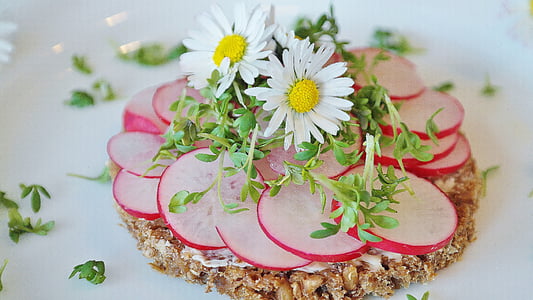 round red slice food with herbs thumbnail