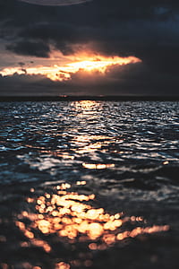 sunset across body of water thumbnail