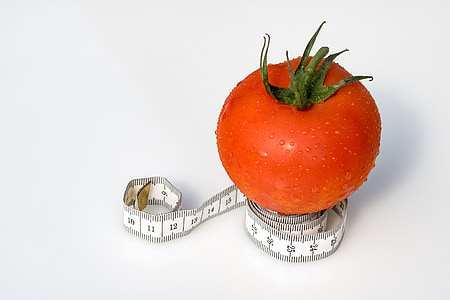red cherry tomato and measuring tape thumbnail