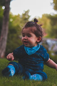 person, girl, grass, tree thumbnail