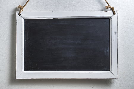 white wooden framed chalkboard thumbnail