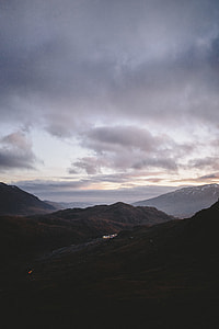 aerial view of mountain thumbnail