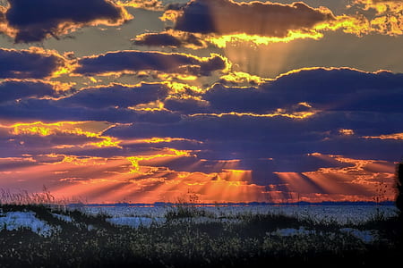 landscape photo of grass field during dusk thumbnail
