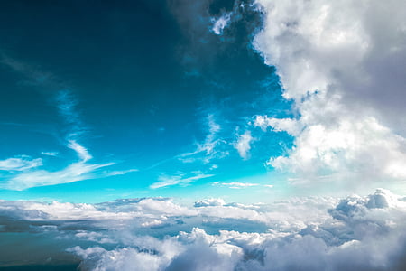 white clouds during daytime thumbnail