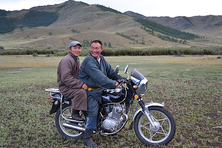 two men riding motorcycle thumbnail