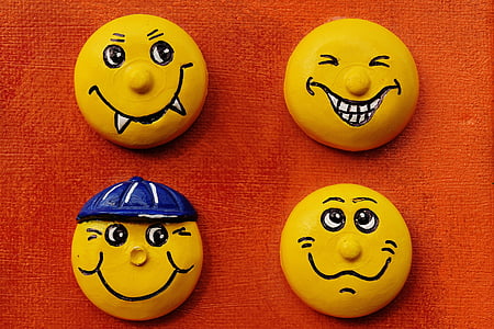 four assorted Emoji jar lids thumbnail