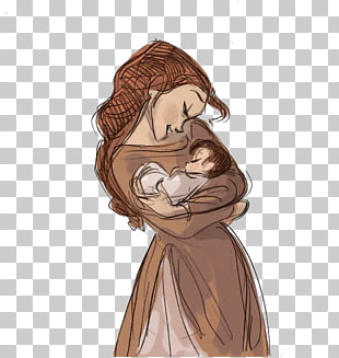 Drawing Child Mother Infant Sketch Mother Holding A Child Png Clipart Free Cliparts Uihere