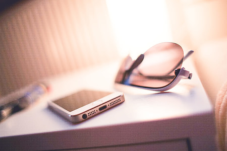 iPhone 5S with Sport Fashion Sunglasses thumbnail