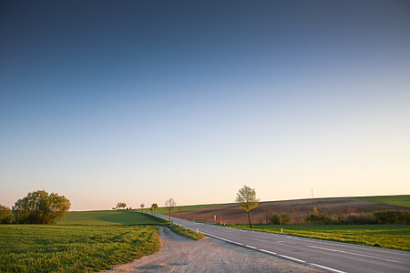 Long Road and Cloudless Sky thumbnail