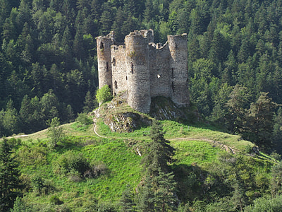 aerial view photography of castle thumbnail