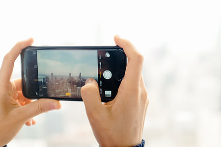 Taking photo of Chicago thumbnail