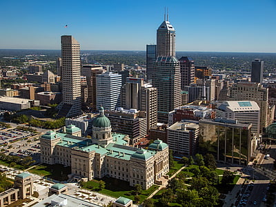 aerial photo of concrete buildings during daytime thumbnail