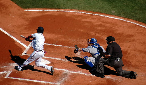 three person baseball on field thumbnail