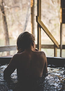 woman bathing in a tub thumbnail