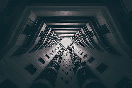 low-angle photograph of interior building thumbnail