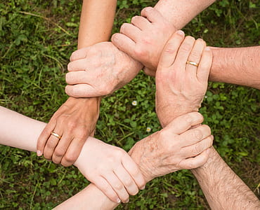 hands, people, ground, group thumbnail