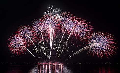 fireworks digital wallpaper thumbnail