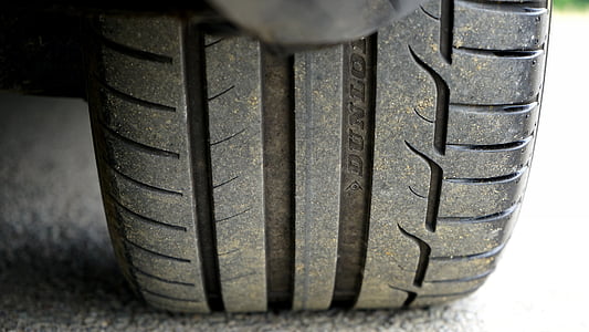 closeup of vehicle tire thumbnail