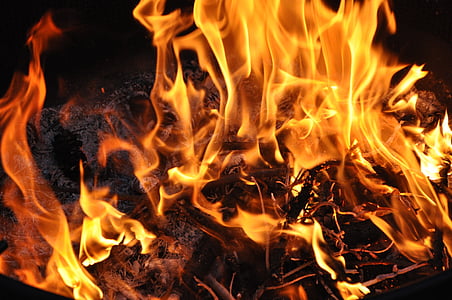 fire in a coal thumbnail