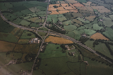 aerial view of green fields thumbnail