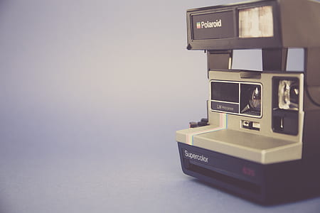 black and white Polaroid land camera thumbnail