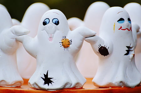 shallow focus photo of ghost figurines thumbnail