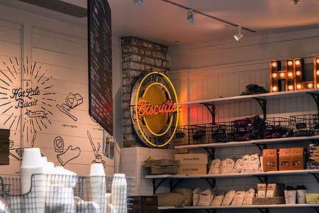 Biscuits neon sign thumbnail