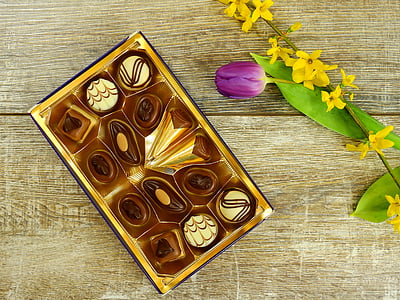 assorted chocolates in box thumbnail
