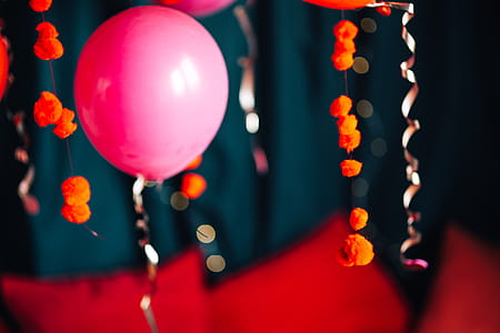 Red Balloons and Decorations for Valentine's Day thumbnail