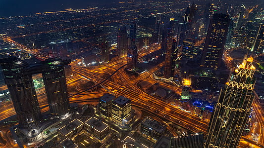 Aerial Photo of City High Rise Buildings thumbnail