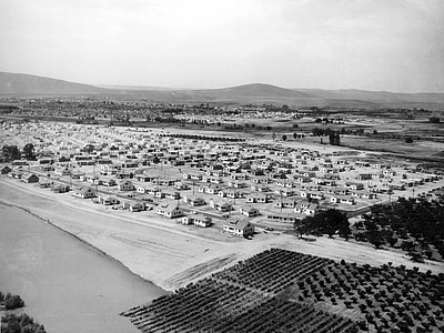 Richland during the early days of the Hanford project in Richland, Washington thumbnail