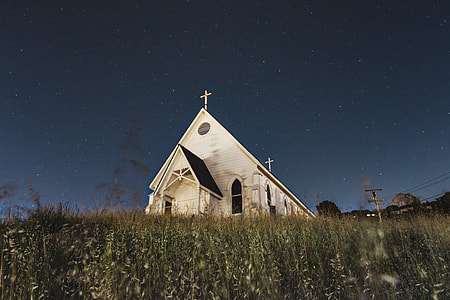 view of white wooden Church thumbnail