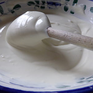 cream on white bowl thumbnail