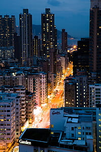 city, urban, skyscraper, tower, lights thumbnail