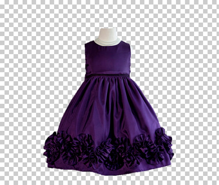 Clip Art Purple Cocktail Dress