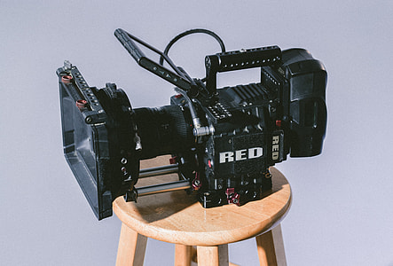 black and brown RED video camera thumbnail