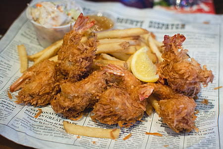 Shrimp dishes in Bubba Gump restaurant thumbnail