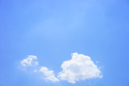 low-angle photography of white clouds thumbnail